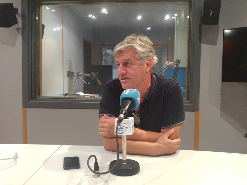 El gerent del Grup Costa Brava Centre, Martí Sabrià, a l'espai de Ràdio Palamós 'L'Entrevista'.