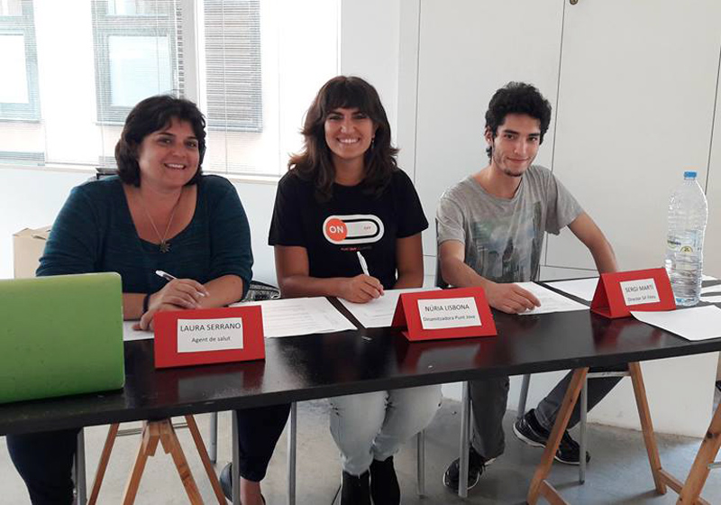 El comitè de selecció dels càstings. (Foto: Punt Jove).