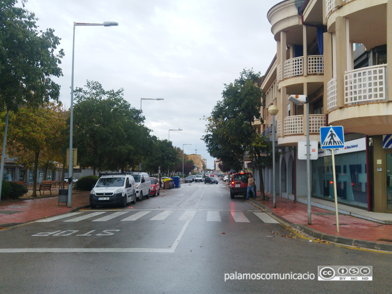 El carrer d'Enric Vincke és un dels espais on es renovarà l'enllumenat.