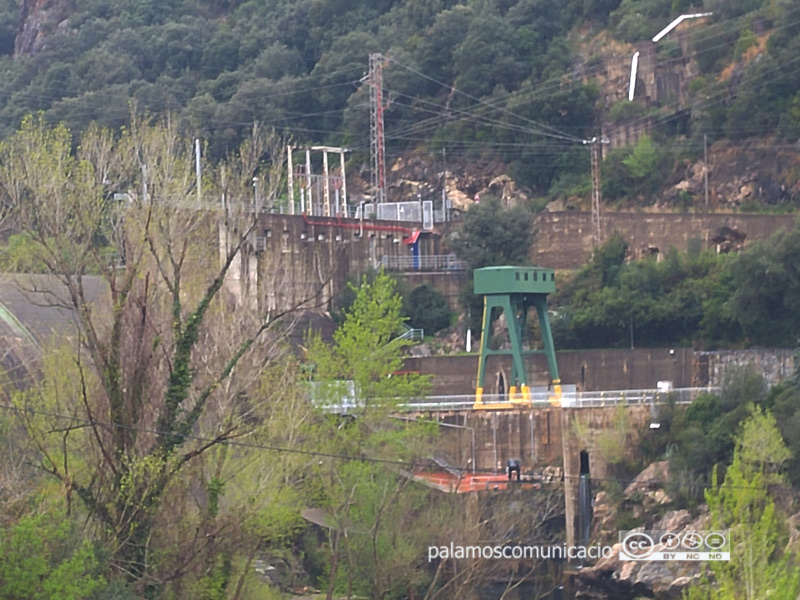 Instal·lacions de l'embassament d' El Pasteral que subministra l'aigua a la Costa Brava Centre