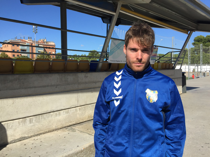 Eduard Subirana, diumenge passat a Castelldefels. (Foto: Ramon Ribas).