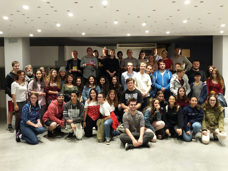 Recepció de benvinguda a la delegació de Rheda, dilluns passat. (Foto: Ajuntament de Palamós).