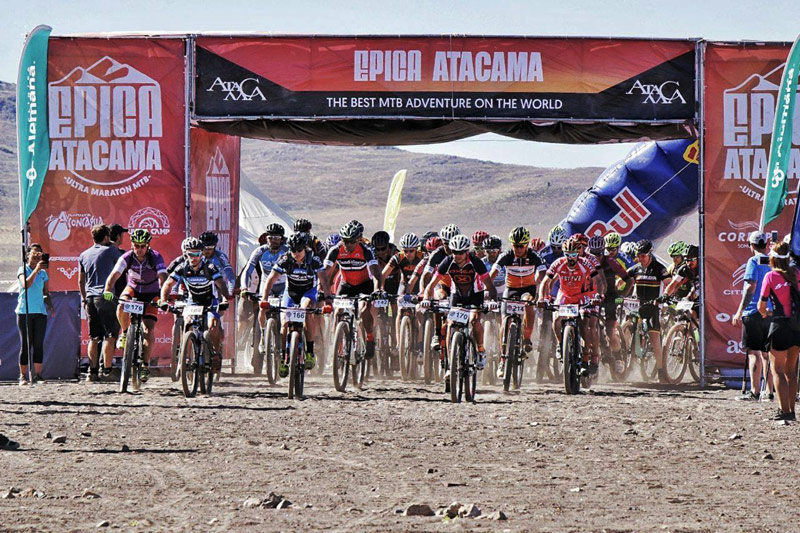 L'Epica Atacama és una cursa de bicicleta de muntanya que es fa a Xile. (Foto: Bicis Esteve).