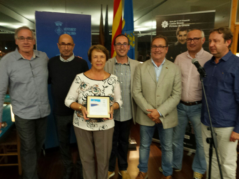 El sector va homenatjar Carme Ciurana, de l'hotel Àncora. (Foto: Ajuntament de Palamós).