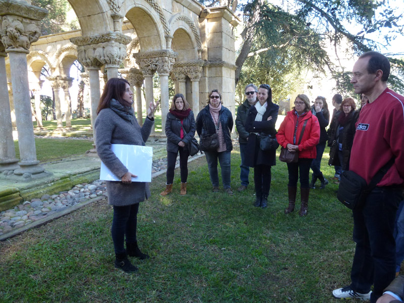 Les visites permeten, entre d'altres, gaudir del famós claustre. (Foto: Ajuntament de Palamós).