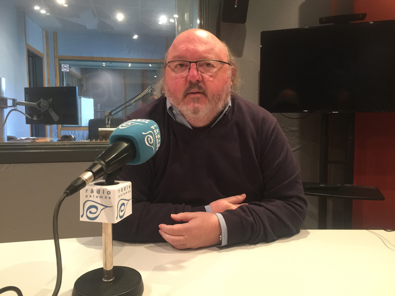 Jordi Soler, alcalde de Calonge i Sant Antoni, avui al 'Preguntes'.