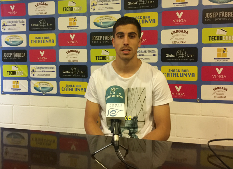 Marc Bonaventura va marxar dos gols determinants diumenge contra el Cerdanyola. (Foto: Ramon Ribas).
