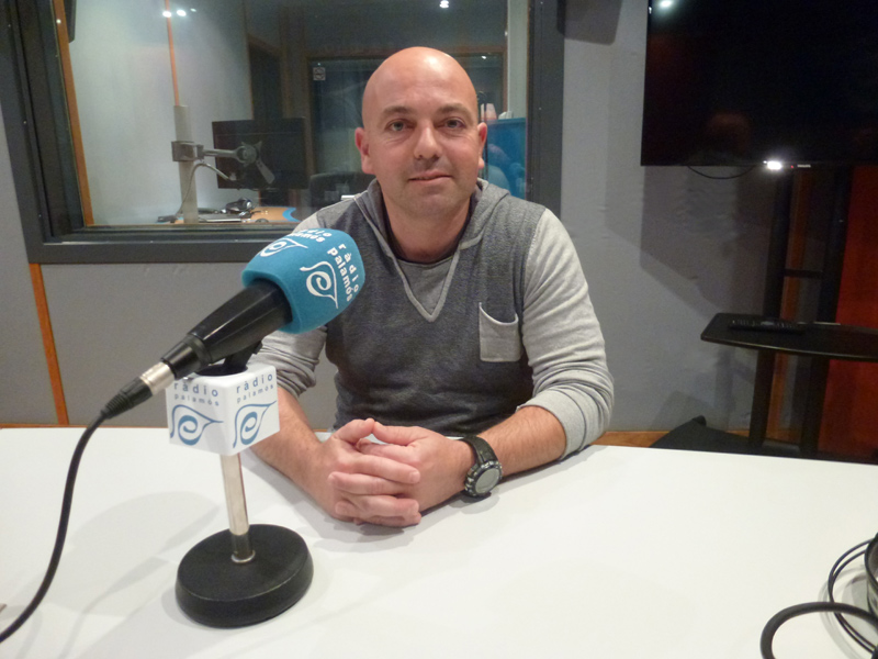 Pitu Batlle, entrenador del juvenil A del Palamós CF, al programa 'Taula Esportiva'.