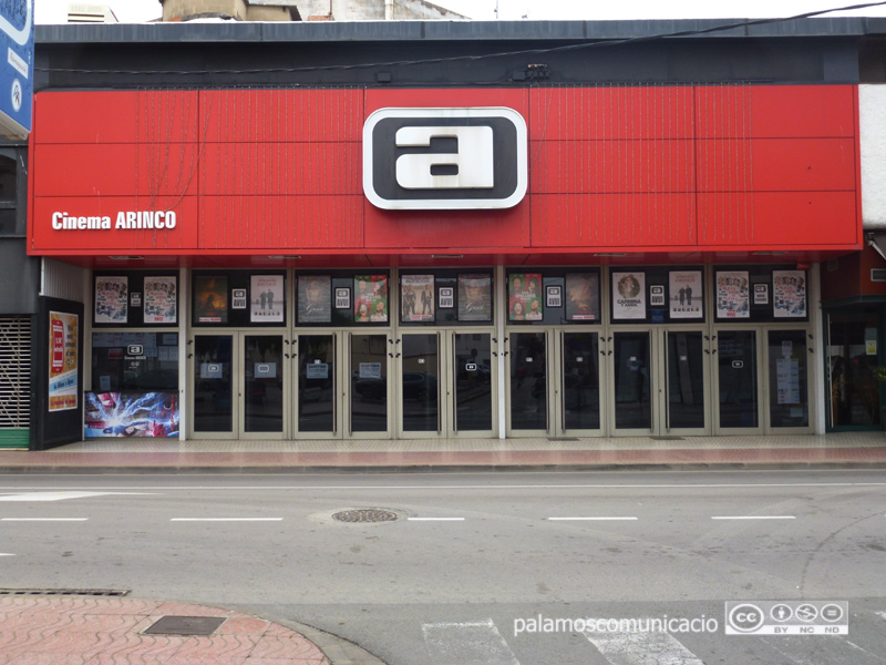 El cinema Arinco, a l'avinguda de l'Onze de Setembre de Palamós.