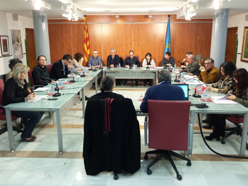 Ple de l'Ajuntament de Palamós.