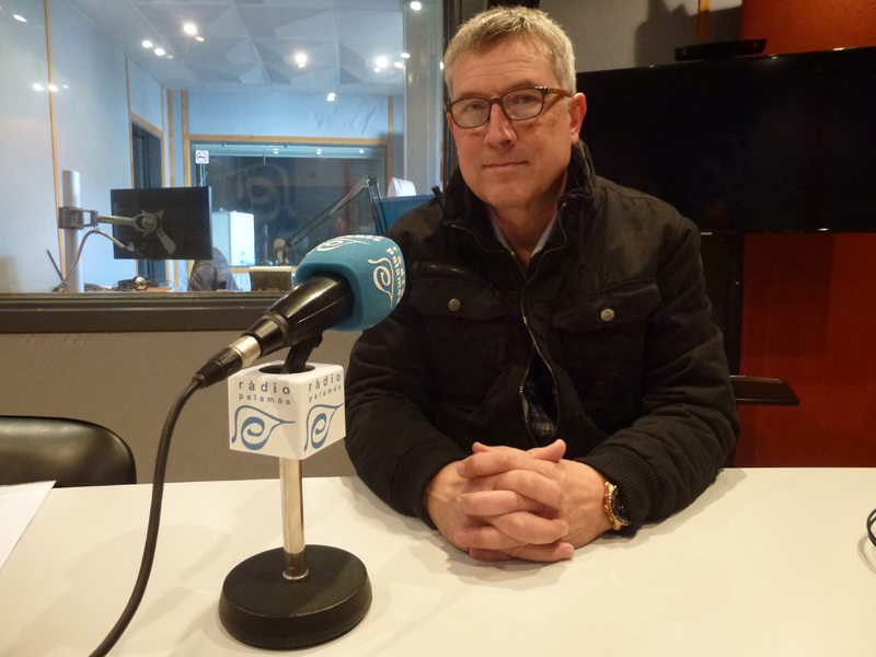 El president del Patinatge Club Palamós, Lluís Tubau.