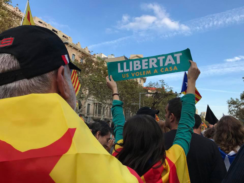 L'ANC organitza una manifestació a Brusel·les pel dia 7 de desembre. (Foto: ANC Palamós)