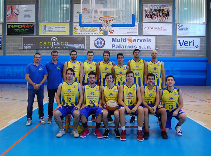 L'equip sènior A del Multiserveis-Club Esportiu Palamós. (Foto: Olga Grassot)