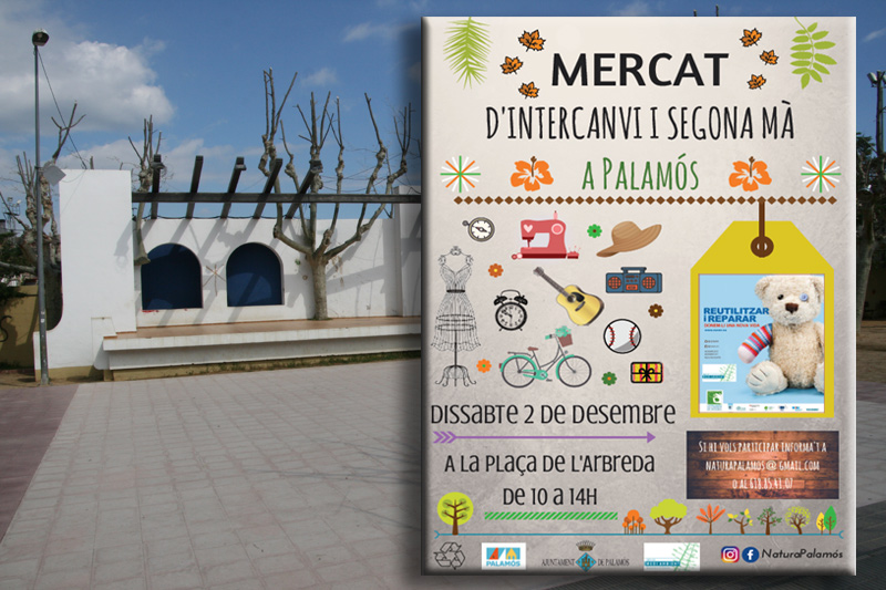 Primera edició del Mercat d'intercanvi i segona mà a Palamós.