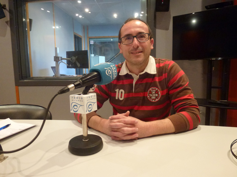 L'alcalde de Palamós, Lluís Puig, ahir a l'espai 'Preguntes'.