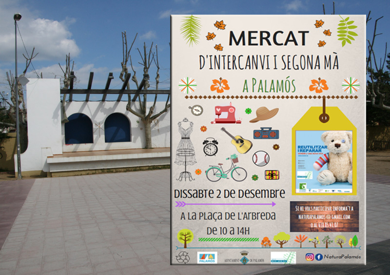 Demà, Mercat d'intercanvi i segona mà a Palamós.