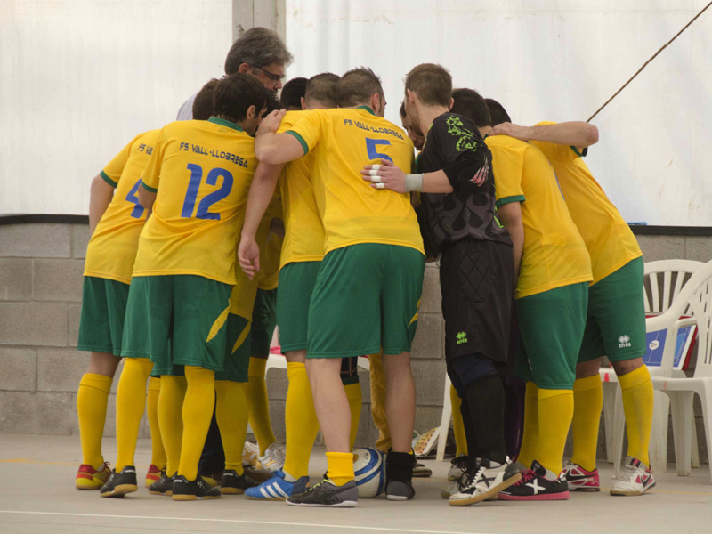 El Vall-llobrega Futbol Sala, en una foto d'arxiu.