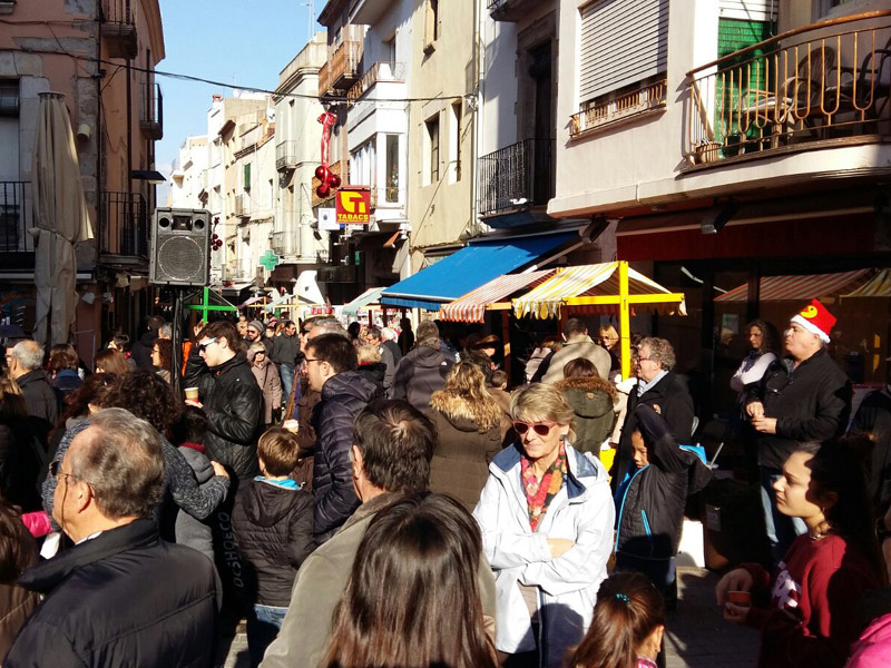 El carrer Major serà novament l'escenari de la Fira Nadalenca. (Foto: David Triñanes).