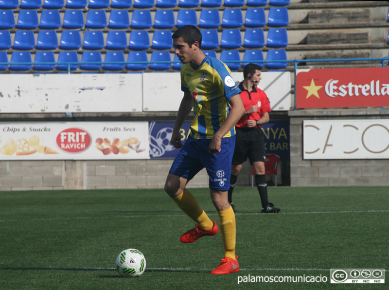 Marc Bonaventura, durant un partit amb el Palamós.