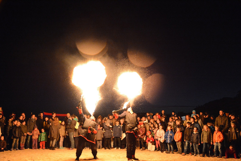 Imatge d'arxiu del campament reial de Sant Antoni. (Foto: Ajuntament de Calonge).