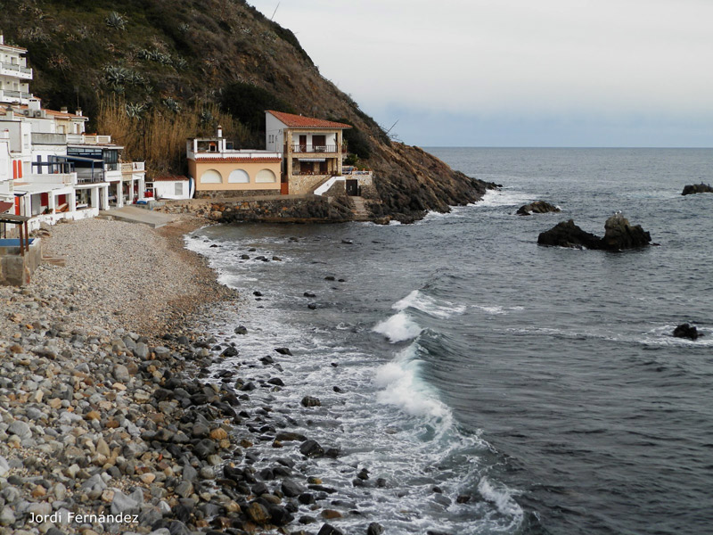 Mar de fons a Ca La Margarida, aquest passat dijous. (Foto: J. Fernández. tempspalamos.blogspot.com).