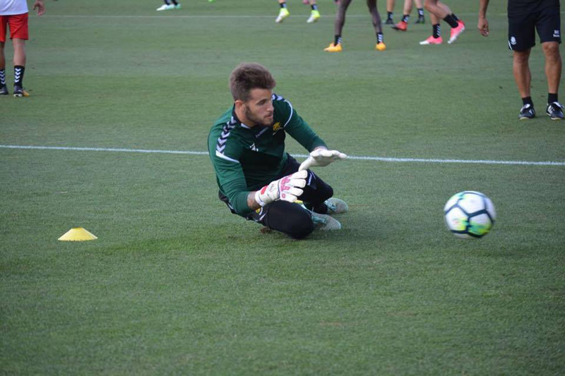 Campos, en un partit amb la Pobla de Mafumet. (Foto: Àlex Campos Facebook).