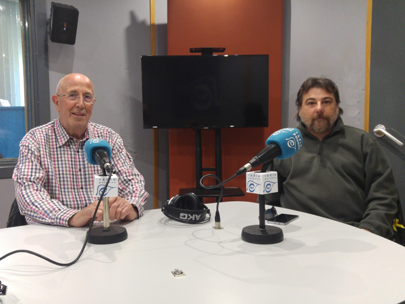 Valentí Pellicer i Miquel Corella, de l'Associació de Propietaris d'Animals Domèstics de Palamós.