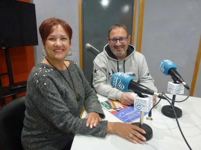 Estrella Gil i Xicu Grau, de l'Associació Carnaval de Palamós.