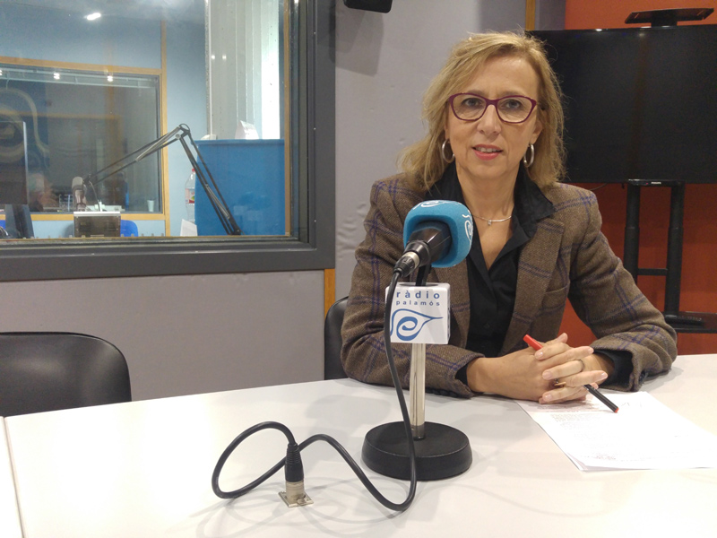 Teresa Ferrés, portaveu del PSC a l'Ajuntament de Palamós.