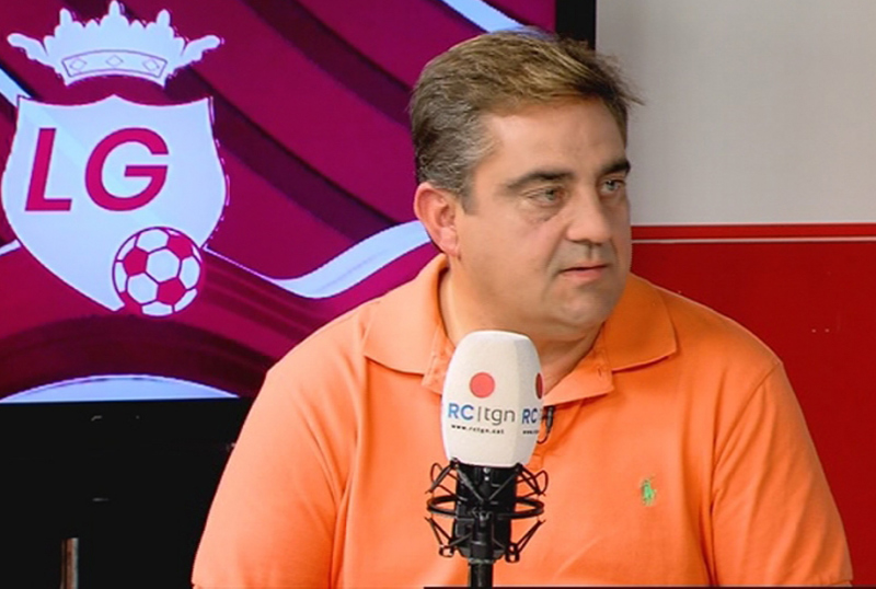 Eduardo Vílchez espera que el Palamós mantingui la categoria. (Foto: Ràdio Ciutat de Tarragona).