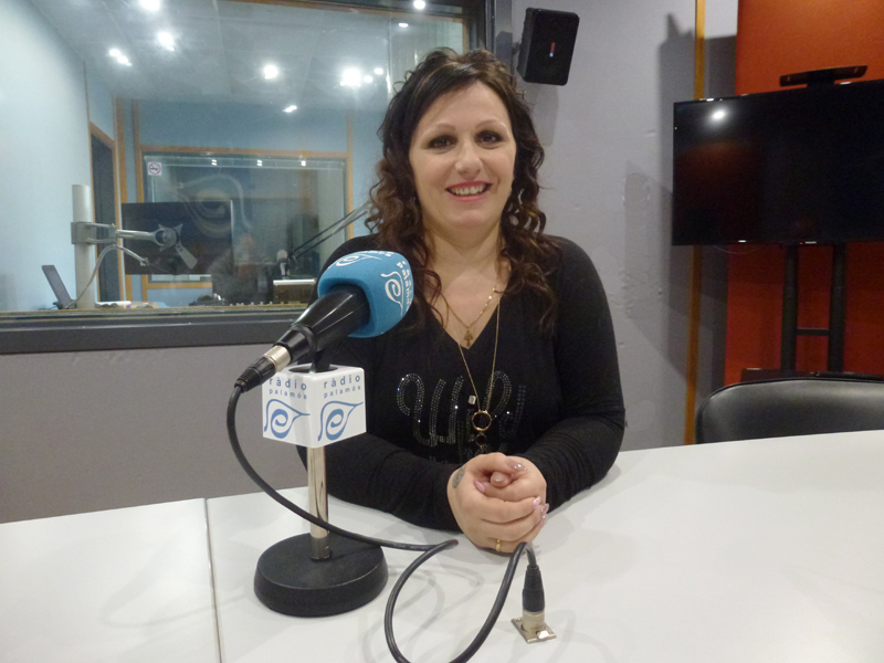 Vanessa Mányik, avui a l'espai de Ràdio Palamós 'Preguntes'.