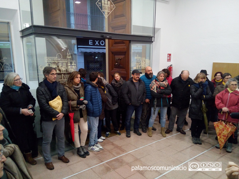 L'acte es va fer dins l'Ajuntament de Palamós.