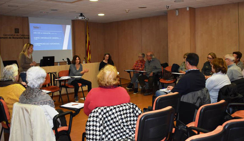 Primera sessió de l’Escola de Pares en salut mental.