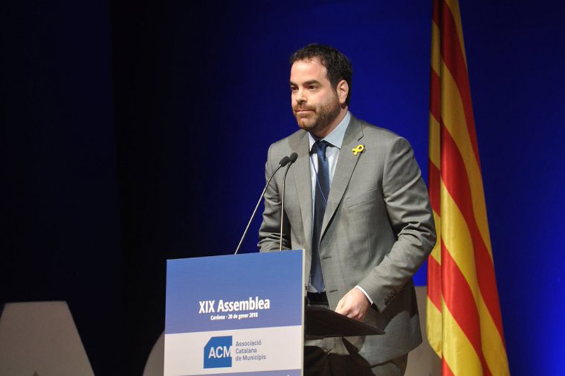 El president de l’Associació Catalana de Municipis, David Saldoni. (Foto: ACM).