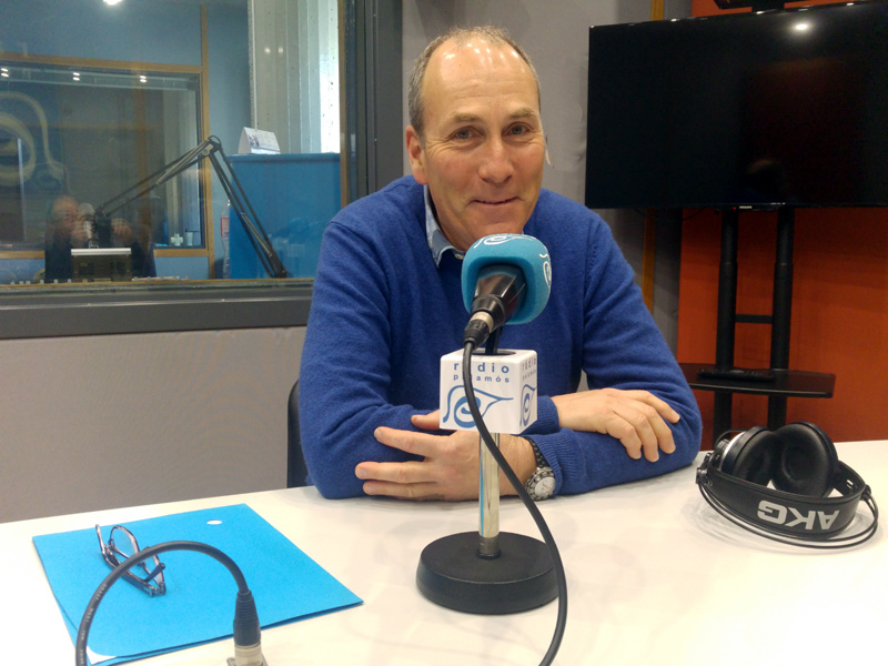 Xavier Ribera, president de la Cambra de Comerç de Palamó, avui a l'espai 'L'Entrevista'.
