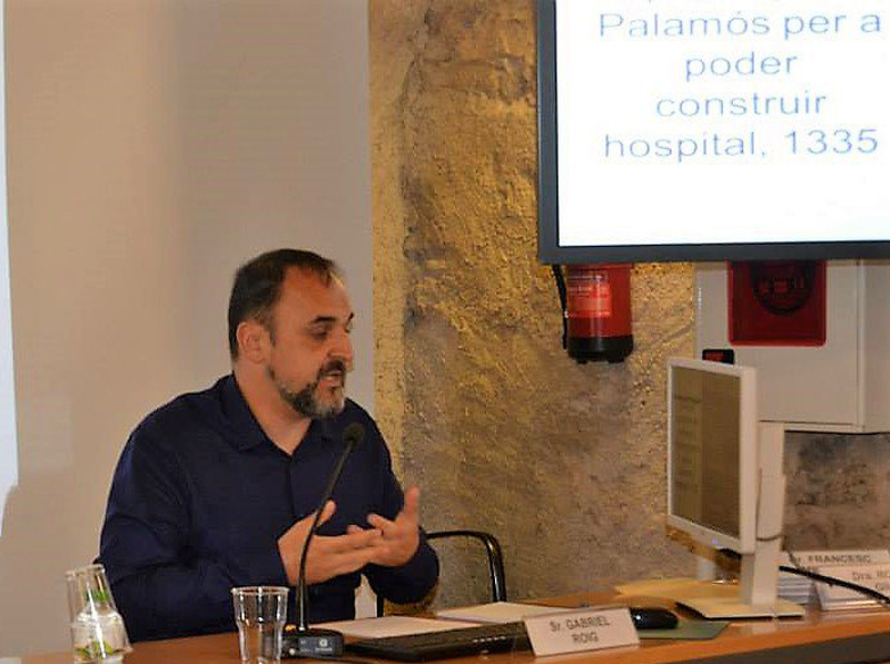 Gabriel Martín farà una ponència sobre els 700 anys d’història dels hospitals de Palamós.