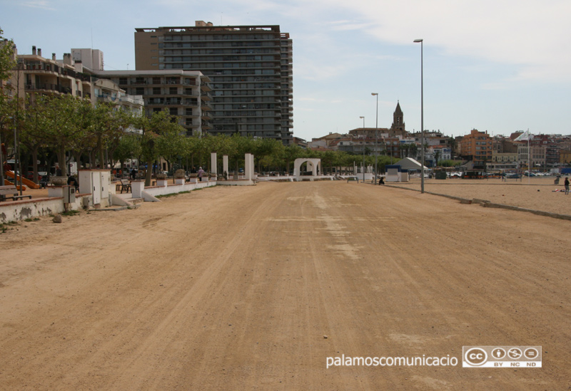 L’aparcament estarà totalment tancat fins al dissabte, i el diumenge ja es podrà obrir la part asfaltada. 