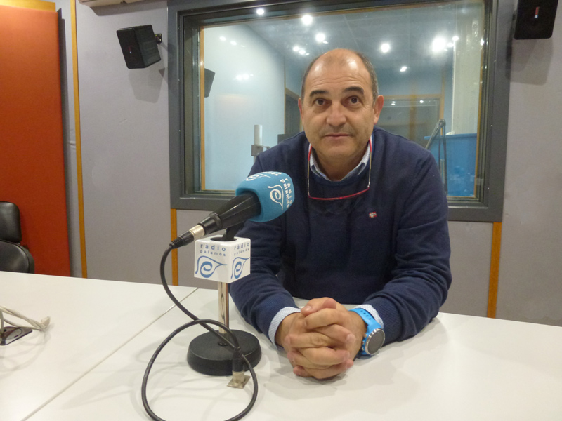 Joan Pau Pérez, president del Palamós CF.