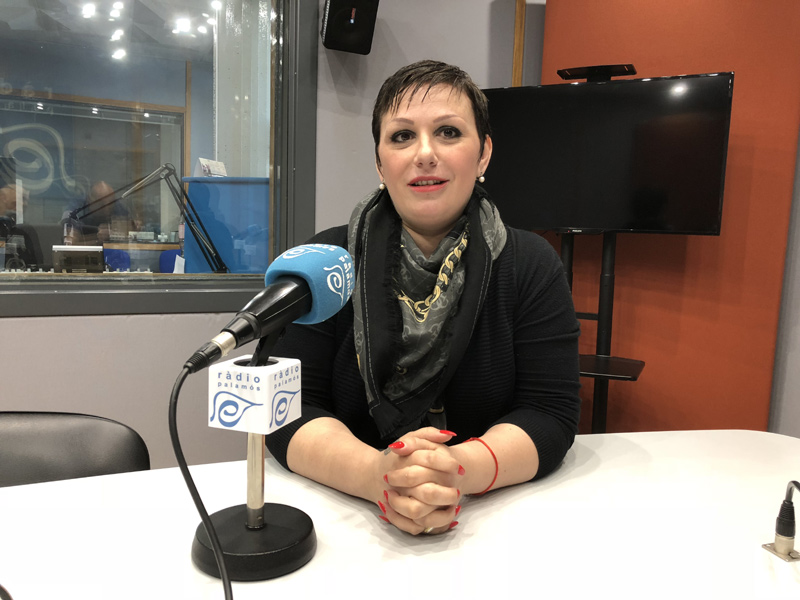 La regidora no adscrita a l'Ajuntament de Palamós, Vanessa Mányik, avui al 'Preguntes'.