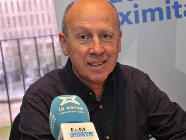 Xavier Casas, secretari general de la UGT a les comarques gironines. (Foto: FeM Girona).