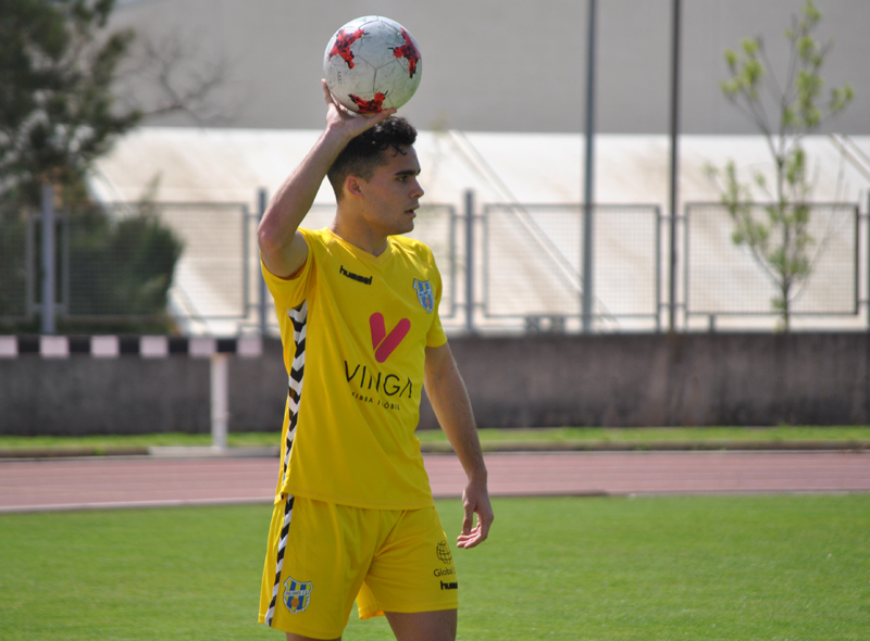 Caballero va marcar el primer gol ahir a Gavà. (Foto: CF Gavà).