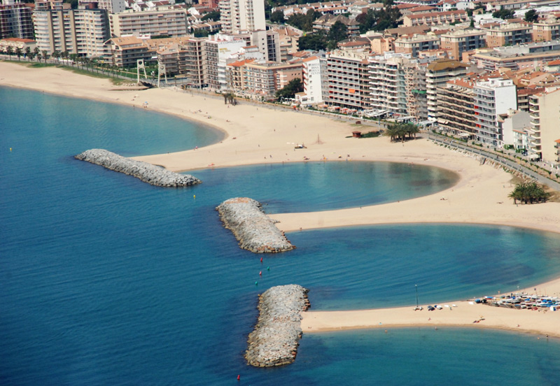 Vista aèria del litoral de Sant Antoni.
