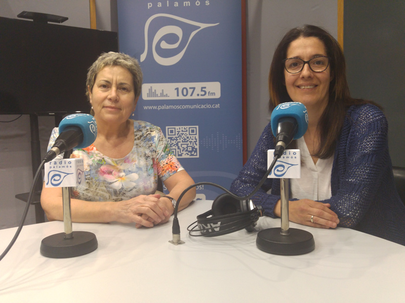 Victòria Displàs i Raquel Fernández, mestres de l'escola Kumbaià.