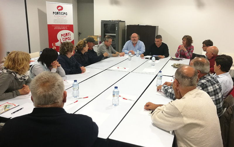 Una de les reunions que es van fer amb els veïns dins aquest procés participatiu. (Foto: Ajuntament de Calonge i Sant Antoni).