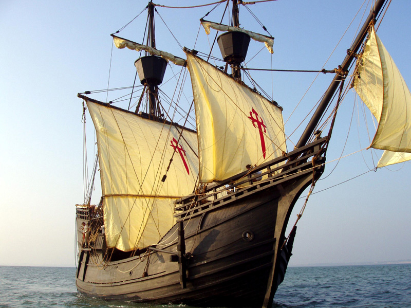 La Nao Victòria és una rèplica de la caravel•la que va fer la primera volta al món. (Foto: Ajuntament de Palamós).