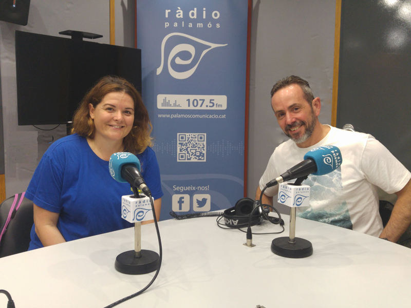 Ester Yesares i Marc Ferriol, dos dels fundadors del Club Natació Palamós.