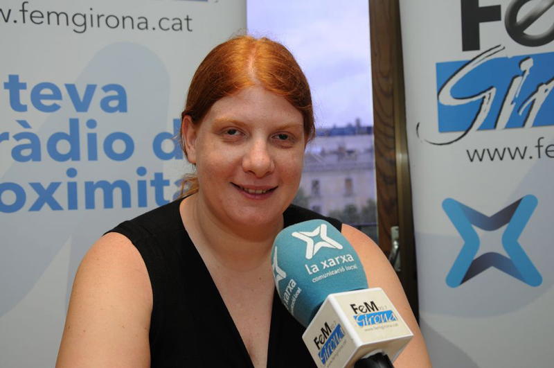 La presidenta de l’Associació de Naturalistes de Girona, Carol Coll. (Foto: FeM Girona).