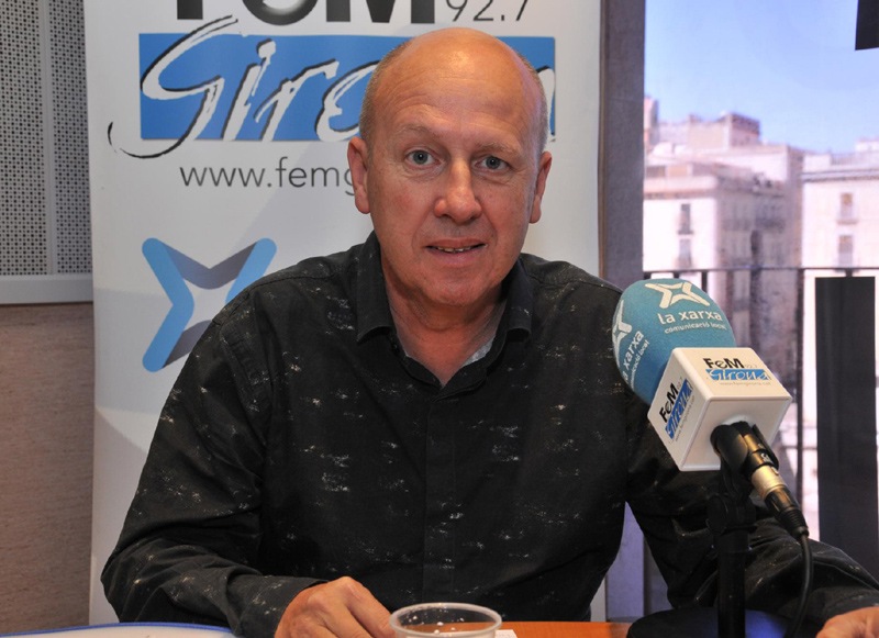 Xavier Casas, secretari general de la UGT a les comarques gironines. (Foto: FeM Girona).