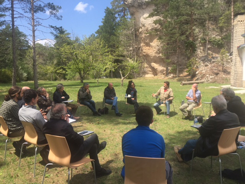 Sessió plenària del Consell de Protecció de la Natura, fa uns dies al Delta de l'Ebre. (Foto: Generalitat de Catalunya).