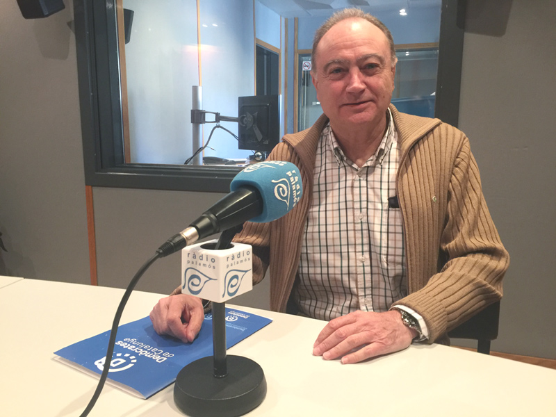 El portaveu de Demòcrates de Catalunya a Palamós, Antoni Castillo, a Ràdio Palamós.